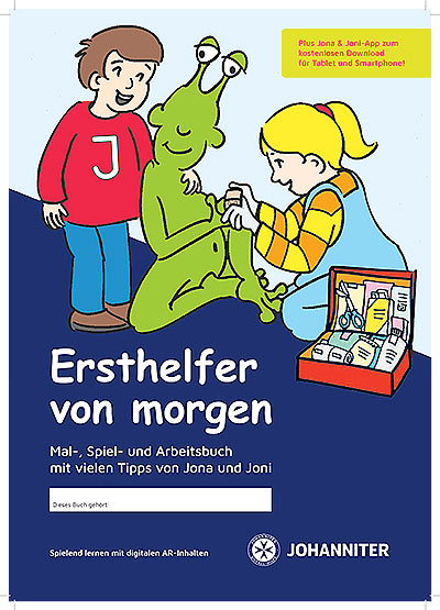 Jona und Joni Handpuppen Erste Hilfe Kinder